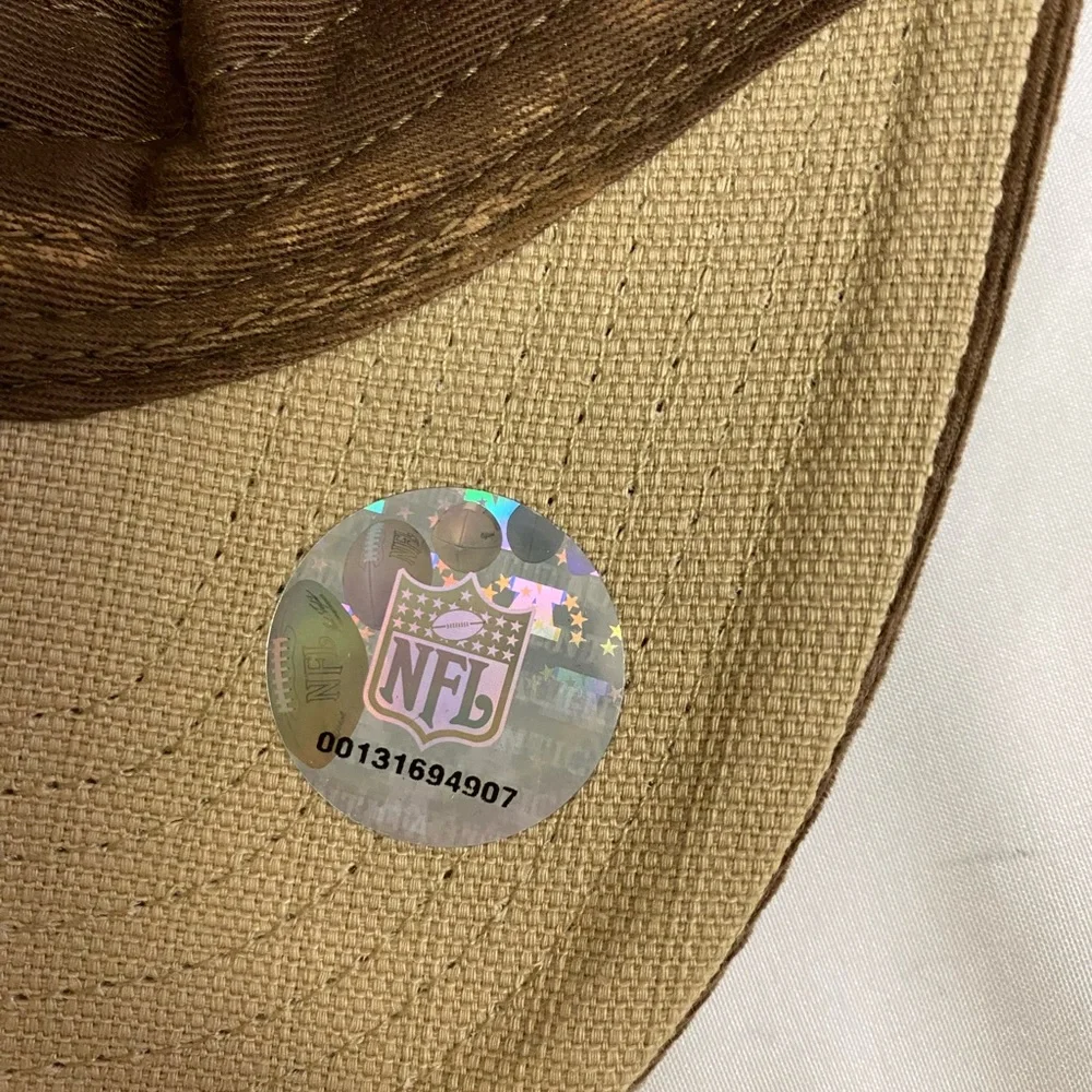 Carolina Panthers NFL Brown Corduroy Reebok Adjustable Hat Ballcap with Pink #A4 - Picture 10 of 11